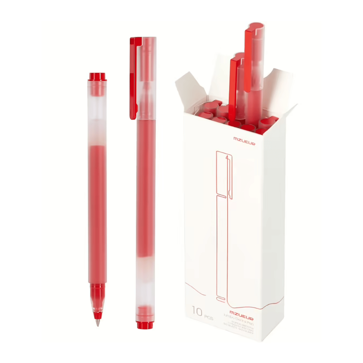 Xiaomi High-capacity Gel Pen (10-Pack) (Red)