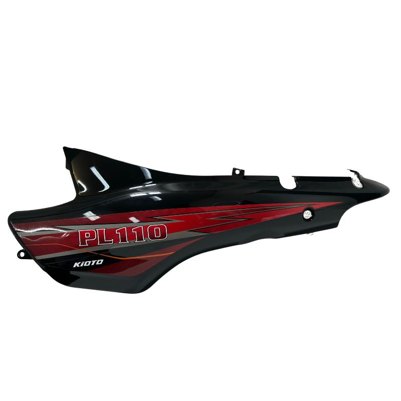 Tapa Lateral Bajo asiento IZQ Negra - PL110