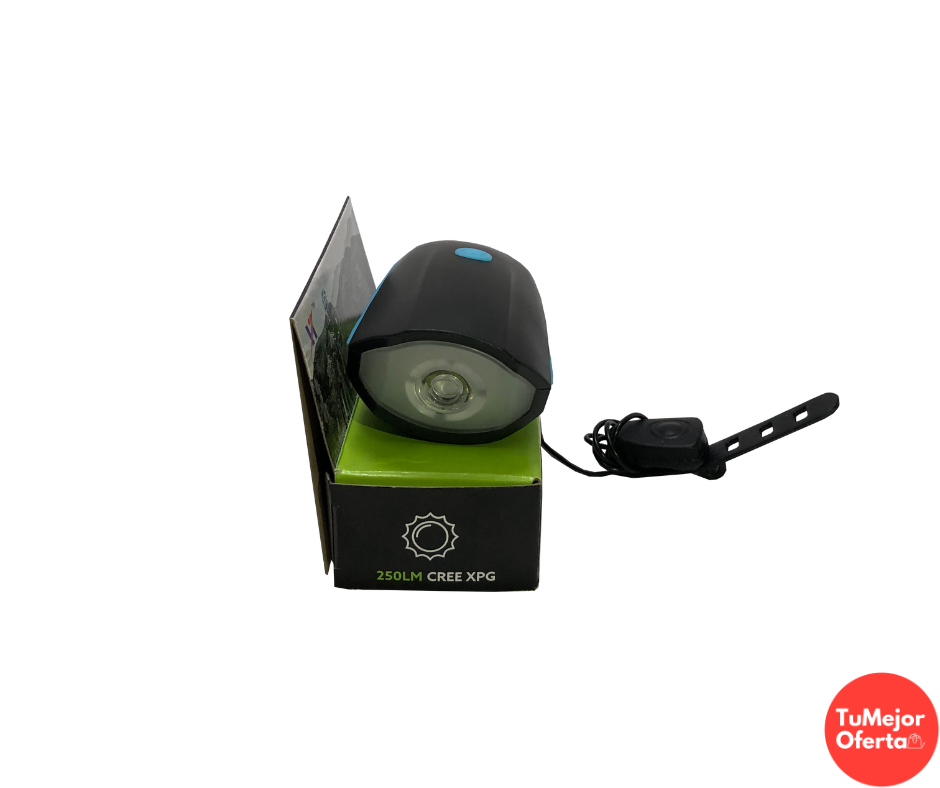 Luz Led + Bocina Para Bicicleta Recargable Usb