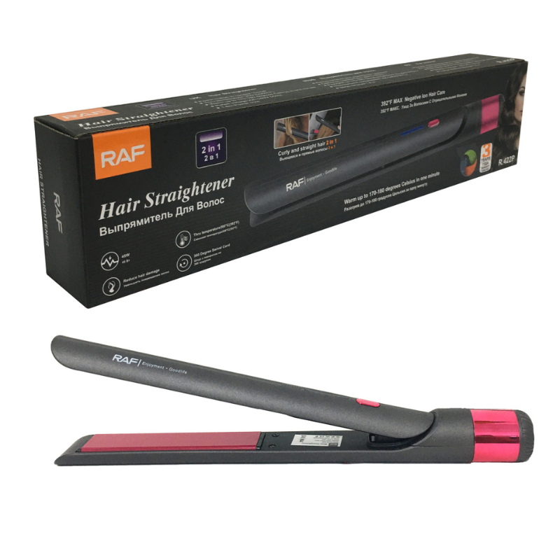 Planchita de Pelo de Cerámica 2 en 1 - RAF