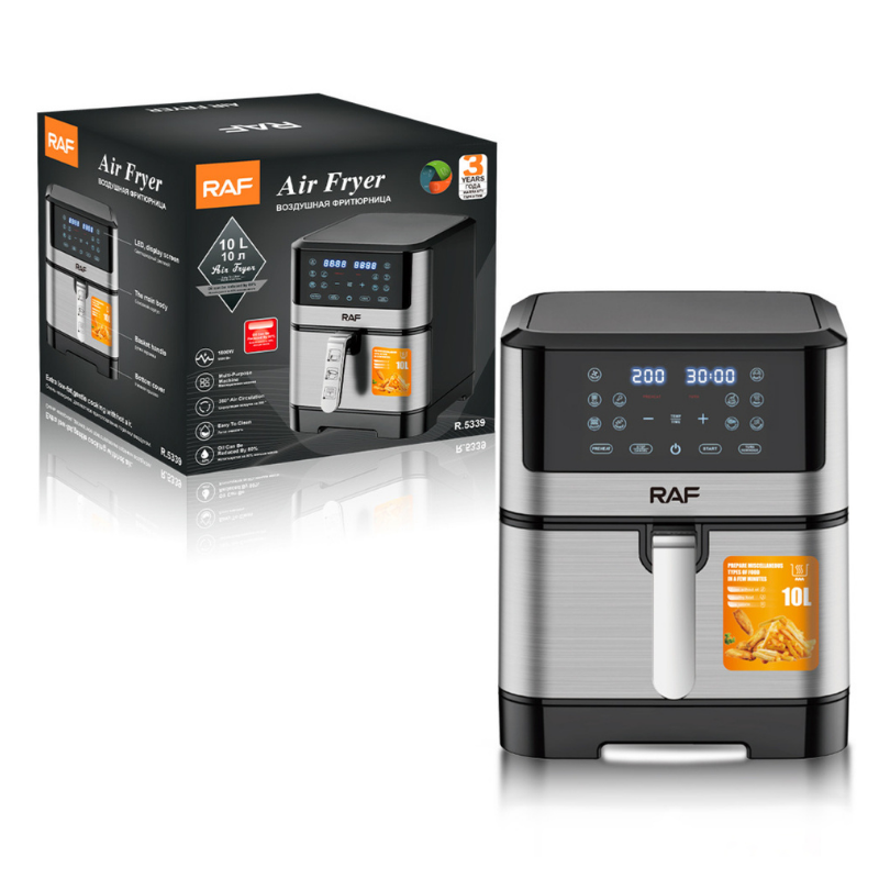 Freidora Sin Aceite AIR Fryer Pantalla Táctil 10L - RAF